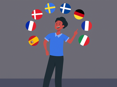 Fakturaer på flere sprog